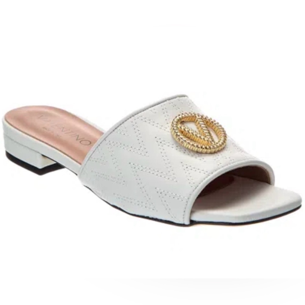 Valentino by Mario Valentino Afrodite Quilted Leather Sandals